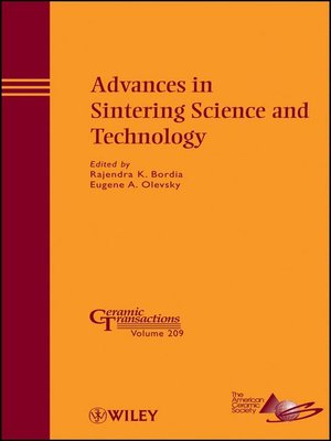 cover image of Advances in Sintering Science and Technology